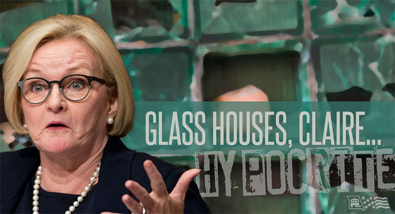 Claire McCaskill Hypocrite